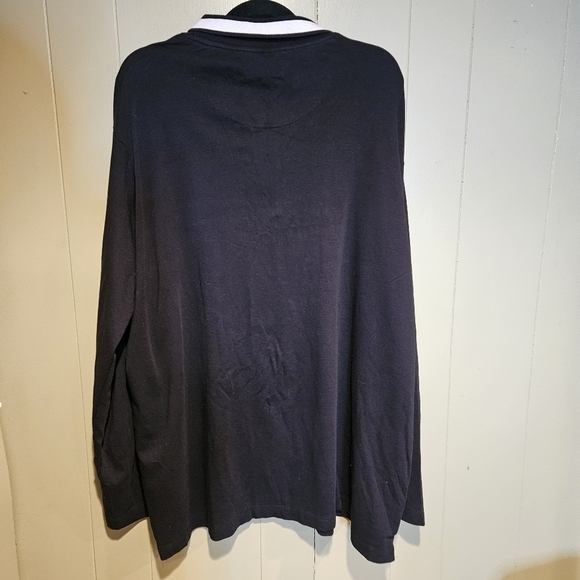 Kenneth Cole Quarter-Zip Pullover Shirt, Mens, Size 4X, Black - Picture 3 of 6